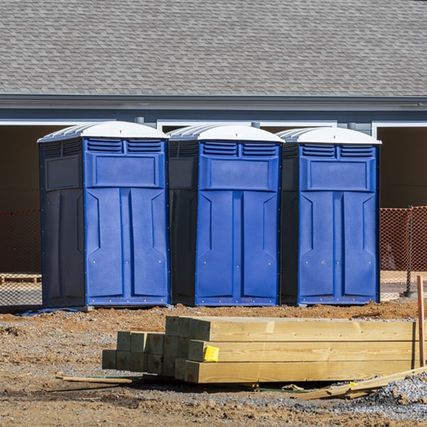 are there any restrictions on where i can place the portable restrooms during my rental period in Vanlue Ohio